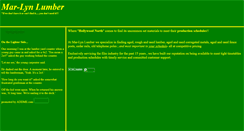 Desktop Screenshot of mar-lynlumber.com